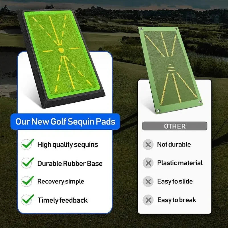 Insta Result™️ Golf Training Mat for Swing Detection 